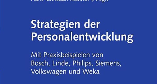 Hans-Christian Riekhof (Hrsg.), Strategien der Personalentwicklung: Mit Praxisbeispielen von Bosch, Linde, Philips, Siemens, Volkswagen und Weka, Wiesbaden, Gabler Verlag 2006, ISBN 978-3834901149