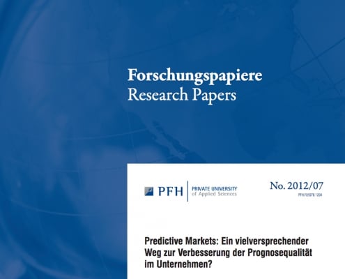 Die möglichst präzise und vor allem zutreffende Vorhersage unsicherer zukünftiger Ereignisse ist eine permanente Herausforderung für Unternehmen. Prognosemärkte adressieren diese Aufgabe, indem sie relevante Informationen aufdecken, bewerten und aggregieren. Mit diesem Bericht leisten wir einen Beitrag zur Bewertung der Leistungsfähigkeit von Prognosemärkten und tragen zusammen, wo potentielle Schwierigkeiten liegen und inwiefern dafür bereits Lösungsansätze vorhanden sind. Es hat sich gezeigt, dass ein webbasiertes System mit einem virtuellen Aktienmarkt über den Preismechanismus effizient individuelle Urteile aggregieren kann und sich durch vergleichsweise niedrige Transaktionskosten und hohe Skalierbarkeit in Bezug auf die Anzahl möglicher Teilnehmer auszeichnet. Die operative Implementierung kann durch internes Marketing bereits vor dem Launch, durch die richtige Sprache, durch eine kontinuierliche Kontrolle des Anreizsystems und durch eine klare Unterstützung vom Topmanagement unterstützt werden. Erfahrungen der Wirtschaft zeigen die bisher noch schwierige Realisierung langfristiger Prognosen über Predictive Markets, da das hierfür optimale Anreizschema noch nicht ausreichend erforscht ist. Außerdem sind weitere empirische Untersuchungen notwendig, um bessere Aussagen über den Umgang mit spekulativen Blasen, über die ideale Anzahl von parallel handelbaren Aktien und über die Kalibrierung des Prognosehorizonts treffen zu können.