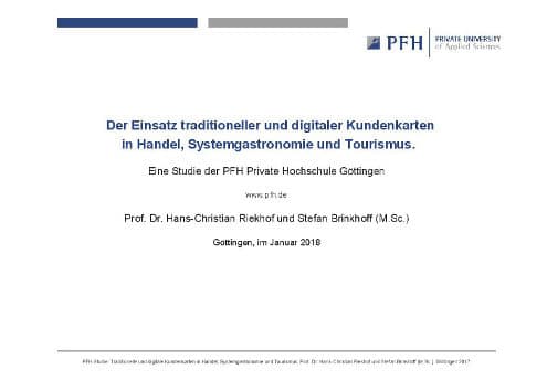 Autoren: Prof. Dr. Hans-Christian Riekhof und Stefan Brinkhoff (M.Sc.)