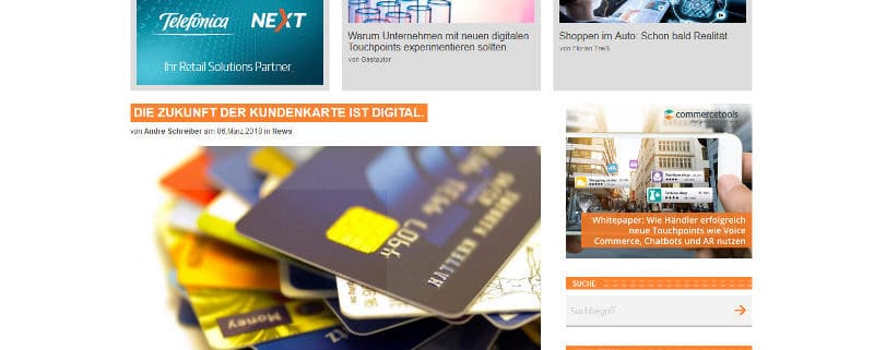 The Location Insider has picked up the study on the future of customer cards, which Prof. Dr. Hans-Christian Riekhof and Stefan Brinkhoff have created for the PFH Private University of Göttingen.