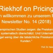 Preiskenntnis Pricing-Newsletter