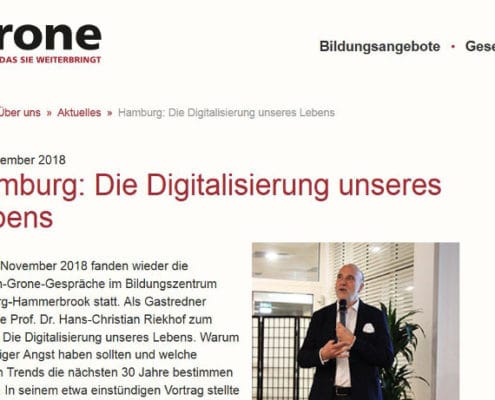 Grone Digitalisierung unseres Lebens