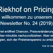 Das Internet eröffnet Chancen, Preisveränderungen seiner Wettbewerber minutiös nachzuvollziehen. Konkurrenten können in bestimmten Bereichen auszuspioniert und deren preis-strategisches Verhalten genau beobachtet werden. Aber es gibt auch Strategien, sich der Preistransparenz zu entziehen.