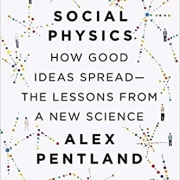 Some books have been read for a while and quoted many times in lectures without me having mentioned and commented on them here. I have to admit: in the case of Social Physics, this is a mistake. The worldwide Corona crisis reminded me of Alex Pentland: you hear in the media about the first tentative attempts to reconstruct or even measure the spread patterns of the Corona virus in the population from mobile phone data, or to measure whether restrictions on freedom of movement are being observed. One gets the impression that evidence-based medicine should actually look different.