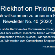 Nach dem Luxury Pricing, dem Smart Pricing und dem Discount Pricing wenden wir uns heute dem letzten Typus unserer LSDC-Matrix zu, dem Convenience Pricing. Welche Preisstrategien sind hier sinnvoll? Dabei werfen wir auch einen Blick in den B2B-Bereich.