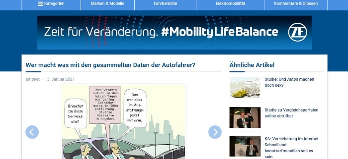 The study by the Private University of Göttingen (PFH) on the topic of "Connected Car Services in Germany" has now also prompted the online author network Auto-Media Portal.net to report on it. How do car experts rate the topic of connectivity in vehicles?