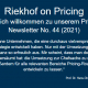 Selbst gute Pricing-Strategien geraten bei der Umsetzung in vielen Unternehmen ins Stottern. Um eine Preisstrategie im Markt wie auch in der eigenen Organisation tatsächlich durchzusetzen, bedarf es einer Führung, die dem Thema Dringlichkeit verleiht und es zur Chefsache erklärt. Der Newsletter zeigt Wege, wie die Strategie-Umsetzung besser gelingt.