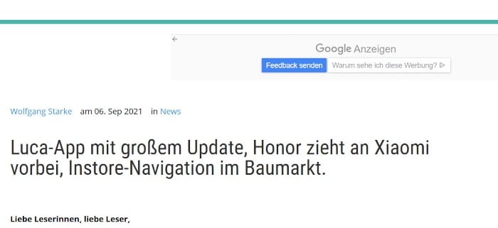 The newsletter from Mobilbranche.de addresses the topic of "Instore-Navigation in hardware stores". The online information channel points out the advantage in product search that the system developed by the Hamburg company locandis offers.
