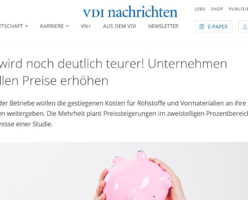 VDI-Nachrichten Pricing-Studie