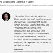 In a current article of the news magazine Der Spiegel, the billion-dollar profits at Mercedes Benz are discussed. The profit has doubled thanks to good price enforcement. In one of our previous pricing newsletters, we highlighted the car manufacturer's new pricing strategy.