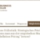 Strategic Pricing – What can be learned from the empirical study on “Inflation Pricing”? In his lecture at the Business Club Hamburg on March 21, 2023, Professor Dr. Hans-Christian Riekhof explains the results of the recently published much-noticed study "Inflation Pricing. Empirical Study of the PFH Göttingen 2022".